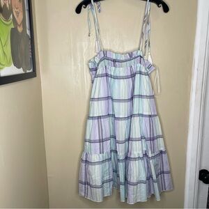 VICI Women’s Phoebe Plaid Mini Dress Sz L